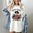 I'm Reading Halloween Witch Book Lover Women's Comfort Colors T-Shirt Ivory