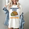 Introvert Mode Activated Low Social Battery Box Turtle Women's Comfort Colors T-Shirt Ivory Introvert Mode Activated Low Social Battery Box Turtle Women's Comfort Colors T-Shirt Ivory