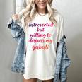Introverted Willing To Discuss Gabali Introvert Women's Comfort Colors T-Shirt Ivory Introverted Willing To Discuss Gabali Introvert Women's Comfort Colors T-Shirt Ivory