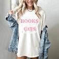If It Involves Books And Cats Book Lover Women's Comfort Colors T-Shirt Ivory
