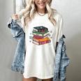 It's a Good Day To Read a Book Floral Stack Tee Women's Comfort Colors T-Shirt Ivory It's a Good Day To Read a Book Floral Stack Tee Women's Comfort Colors T-Shirt Ivory