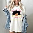 Just a Girl Who Loves Books African American Book Nerd Lover Women's Comfort Colors T-Shirt Ivory