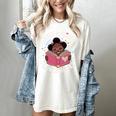 Just A Girl Who Loves Books Cute African American Afro Women's Comfort Colors T-Shirt Ivory Just A Girl Who Loves Books Cute African American Afro Women's Comfort Colors T-Shirt Ivory