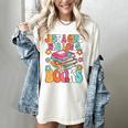 Just A Girl Who Loves Books Reading Cute Bookworm Girls Kids Women's Comfort Colors T-Shirt Ivory
