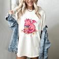 Just A Girl Who Loves Dragons And Books Dragon Reading Lover Women's Comfort Colors T-Shirt Ivory Just A Girl Who Loves Dragons And Books Dragon Reading Lover Women's Comfort Colors T-Shirt Ivory