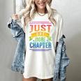 JUST ONE MORE CHAPTER Fun Reading Book Lover Women's Comfort Colors T-Shirt Ivory JUST ONE MORE CHAPTER Fun Reading Book Lover Women's Comfort Colors T-Shirt Ivory