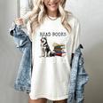 I Just Want To Read Books And Pet My Husky Dog Women's Comfort Colors T-Shirt Ivory