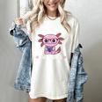 Kawaii Axolotl Can't Hear You I'm Reading Book Lover Women's Comfort Colors T-Shirt Ivory