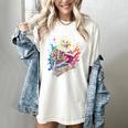 Kawaii Eagle Reads Book Reading Library Book Bookworm Women's Comfort Colors T-Shirt Ivory
