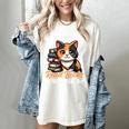 Kawaii Feline Book Reading Read Books Pet My Calico Cat Men Women Women's Comfort Colors T-Shirt Ivory