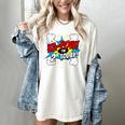 Kids Ka-Pow 2 Years Old Kids 2nd Birthday Comic Book Super Hero Women's Comfort Colors T-Shirt Ivory Kids Ka-Pow 2 Years Old Kids 2nd Birthday Comic Book Super Hero Women's Comfort Colors T-Shirt Ivory