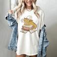 Be Kind Stay Weird Read Books Cute Dragon Women's Comfort Colors T-Shirt Ivory