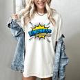 Kindness Is My Superpower Retro Comic Book T-Shirt Women's Comfort Colors T-Shirt Ivory