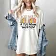 If You Know You Know 6 7 Reading Books Merry Christmas Women's Comfort Colors T-Shirt Ivory If You Know You Know 6 7 Reading Books Merry Christmas Women's Comfort Colors T-Shirt Ivory