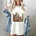 Leave Me Alone Skeleton Reading Book Floral Moon Librarian Women's Comfort Colors T-Shirt Ivory Leave Me Alone Skeleton Reading Book Floral Moon Librarian Women's Comfort Colors T-Shirt Ivory
