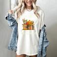 Librarian Of a Free Library Floral Book Lover Women's Comfort Colors T-Shirt Ivory