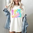 Library Book Fair Vibe Tie Dye School Reading Nostalgic Women's Comfort Colors T-Shirt Ivory Library Book Fair Vibe Tie Dye School Reading Nostalgic Women's Comfort Colors T-Shirt Ivory