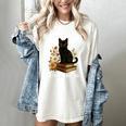 Life Is Better With Cats And Books Cute Cat Lover For Men Women Kids Women's Comfort Colors T-Shirt Ivory Life Is Better With Cats And Books Cute Cat Lover For Men Women Kids Women's Comfort Colors T-Shirt Ivory