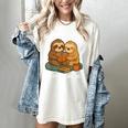 Life Is Better With Sloths And Books Cute Sloth Lover Women's Comfort Colors T-Shirt Ivory