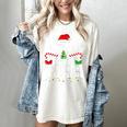 Most Likely To Read A Book On Christmas Family Matching Xmas Women's Comfort Colors T-Shirt Ivory
