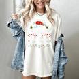 Most Likely To Read A Book Through Christmas Xmas Women's Comfort Colors T-Shirt Ivory