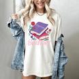 Literary Reading Book Introvert Booktrovert Reading Women's Comfort Colors T-Shirt Ivory