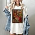 Louisa May Alcott Coming Of Age Novel Little Women Book Cover Small Women's Comfort Colors T-Shirt Ivory