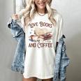 Love Books And Coffee Books Reading Coffee Drinking Women's Comfort Colors T-Shirt Ivory Love Books And Coffee Books Reading Coffee Drinking Women's Comfort Colors T-Shirt Ivory
