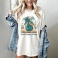 Magical Book Dragon Fantasy Reading Enthusiast Art Women's Comfort Colors T-Shirt Ivory
