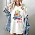 Merry Bookmas Book Christmas Tree Lights Xmas Men Women Kids Women's Comfort Colors T-Shirt Ivory Merry Bookmas Book Christmas Tree Lights Xmas Men Women Kids Women's Comfort Colors T-Shirt Ivory