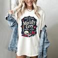 Morally Grey Merch Dark Romance Romantasy Smutty Book Lover Women's Comfort Colors T-Shirt Ivory