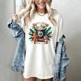 North Pole Book Club Books Reading Mug Gingerbread Women's Comfort Colors T-Shirt Ivory