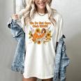 We Do Not Care Club WDNC Reading Book Boho Floral Women's Comfort Colors T-Shirt Ivory