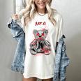 Not A Hugger Teddy Bear Antisocial Introvert Women's Comfort Colors T-Shirt Ivory