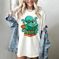 Octopus Reading Book Reading Bookworm Reader Women's Comfort Colors T-Shirt Ivory