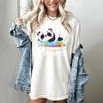 Panda Napping On Books Life’s Too Short To Skip Naps Women's Comfort Colors T-Shirt Ivory Panda Napping On Books Life’s Too Short To Skip Naps Women's Comfort Colors T-Shirt Ivory