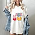 Pig Elephant Reading Cute Book Lover Bookworm Boys Girls Kid Women's Comfort Colors T-Shirt Ivory