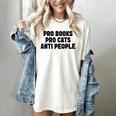 PRO Books PRO Cats Anti People Women's Comfort Colors T-Shirt Ivory PRO Books PRO Cats Anti People Women's Comfort Colors T-Shirt Ivory