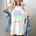 I Put My Book Down To Be Here Whimsical Graphic For Readers Women's Comfort Colors T-Shirt Ivory