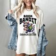 Racoon-Bookworm-Book Bandit-Fueled By Fiction Women's Comfort Colors T-Shirt Ivory Racoon-Bookworm-Book Bandit-Fueled By Fiction Women's Comfort Colors T-Shirt Ivory