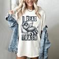 Racoon Reading Spicy Smutty Book Booktok I Read Trashy Books Women's Comfort Colors T-Shirt Ivory Racoon Reading Spicy Smutty Book Booktok I Read Trashy Books Women's Comfort Colors T-Shirt Ivory