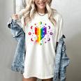 Rainbow Book With Stars And Moon Phases Gay Pride LGBT Women's Comfort Colors T-Shirt Ivory Rainbow Book With Stars And Moon Phases Gay Pride LGBT Women's Comfort Colors T-Shirt Ivory