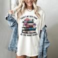 There Is No Such Thing As Too Many Books Lover Women Kids Women's Comfort Colors T-Shirt Ivory There Is No Such Thing As Too Many Books Lover Women Kids Women's Comfort Colors T-Shirt Ivory