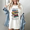 I Read Banned Books Bookworm Women's Comfort Colors T-Shirt Ivory