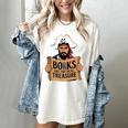 Read Book Reader Library Reading Librarian Pirate Bookworm Women's Comfort Colors T-Shirt Ivory