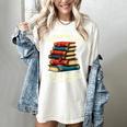 I Read Books Bookworm Halloween Women's Comfort Colors T-Shirt Ivory
