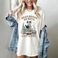 Read Books Be Kind Stay Weird Skeleton Reading Book Lover Women's Comfort Colors T-Shirt Ivory Read Books Be Kind Stay Weird Skeleton Reading Book Lover Women's Comfort Colors T-Shirt Ivory