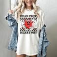 Read Your Heart Out Teacher Valentines Book Lover Women's Comfort Colors T-Shirt Ivory Read Your Heart Out Teacher Valentines Book Lover Women's Comfort Colors T-Shirt Ivory
