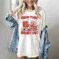 Read Your Heart Out Valentine Reading Book Girl Kid Teacher Women's Comfort Colors T-Shirt Ivory