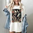 The Reader Tarot Card Skeleton Reading Book Bookworm Bookish Women's Comfort Colors T-Shirt Ivory The Reader Tarot Card Skeleton Reading Book Bookworm Bookish Women's Comfort Colors T-Shirt Ivory